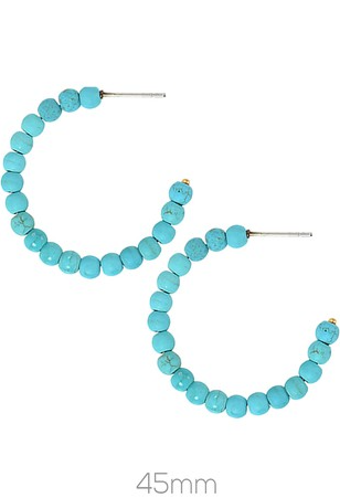 Southbound Turquoise Hoops