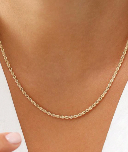 Invisible String Braided Chain